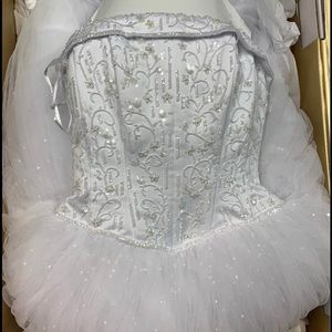 White Ball Gown Wedding Dress